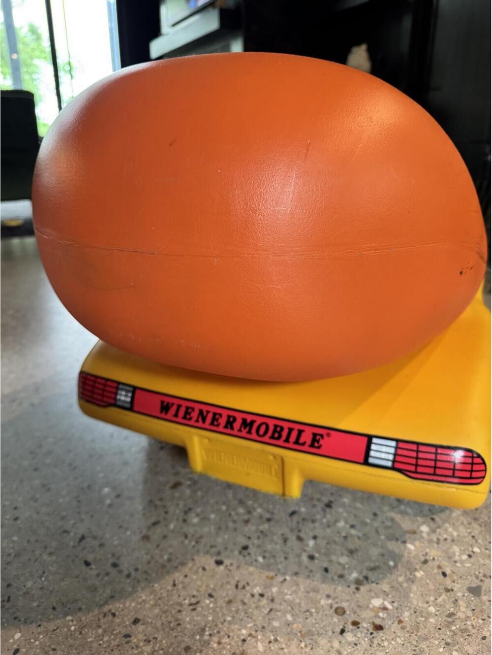 Pristine 1995 Bird Corp. Wienermobile Pedal Car with matching Radio Flyer Wagon - Picture 7 of 9